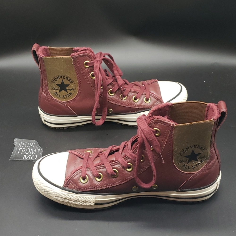 Converse Burgundy Winter Boots